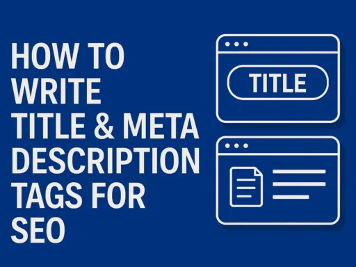 Best Practices to Write Title and Meta Description