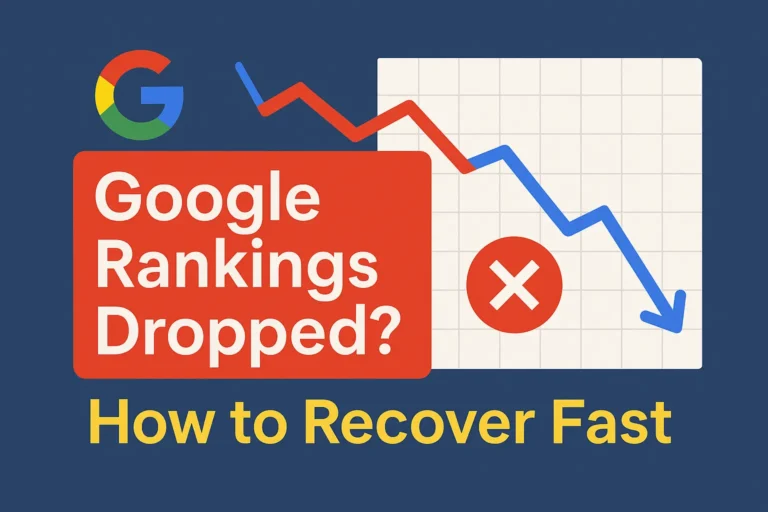 Google Rankings Dropped