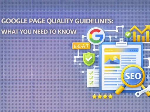 Google Page Quality Guidelines