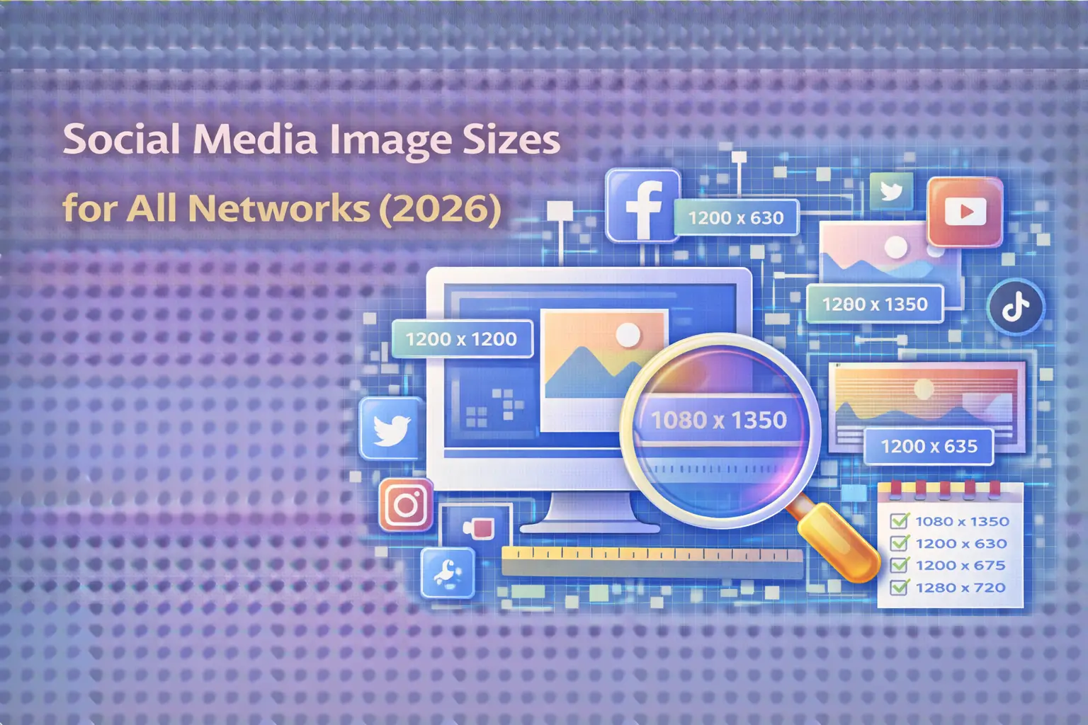 Social Media Image Sizes