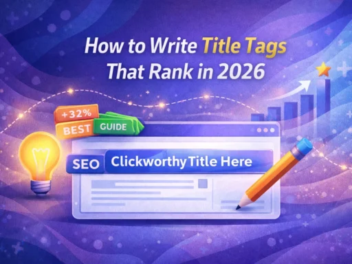 Title Tags That Rank in 2026
