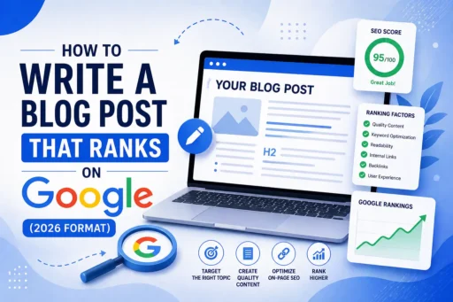 Write a Blog Post That Ranks