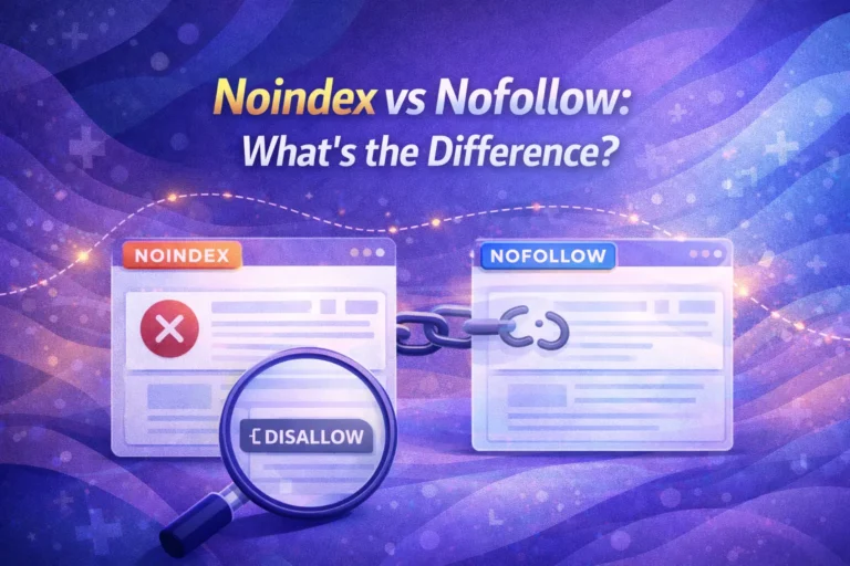 Noindex vs Nofollow
