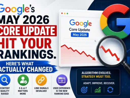 Google's May 2026 Core Update Hit Your Rankings. Here's What Actually Changed