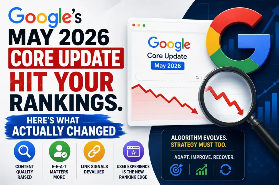 Google's May 2026 Core Update Hit Your Rankings. Here's What Actually Changed