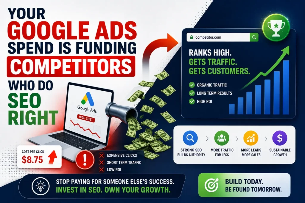 Your Google Ads Spend Is Funding Competitors Who Do SEO Right