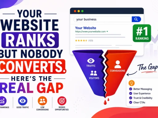 Your Website Ranks But Nobody Converts. Here’s the Real Gap