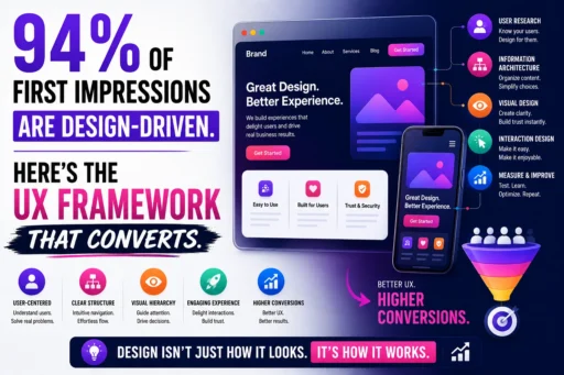 94% of First Impressions Are Design-Driven. Here's the UX Framework That Converts