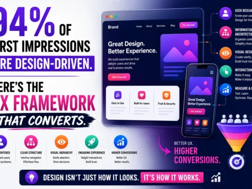 94% of First Impressions Are Design-Driven. Here's the UX Framework That Converts