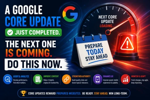 A Google Core Update Just Completed. The Next One Is Coming. Do This Now
