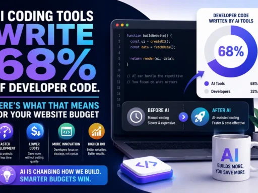 AI Coding Tools Write 68% of Developer Code. Here's What That Means for Your Website Budget