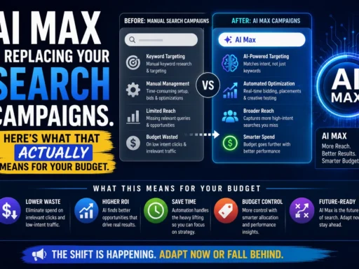 AI Max Is Replacing Your Search Campaigns. Here's What That Actually Means for Your Budget.