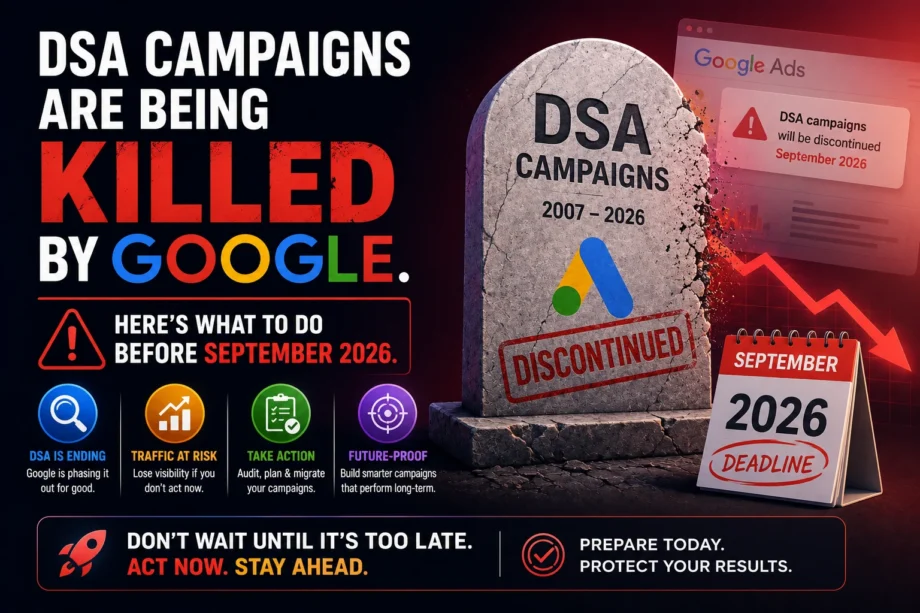 DSA Campaigns Are Being Killed by Google. Here's What to Do Before September 2026.