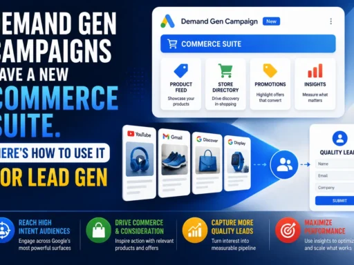 Demand Gen Campaigns Have a New Commerce Suite. Here's How to Use It for Lead Gen