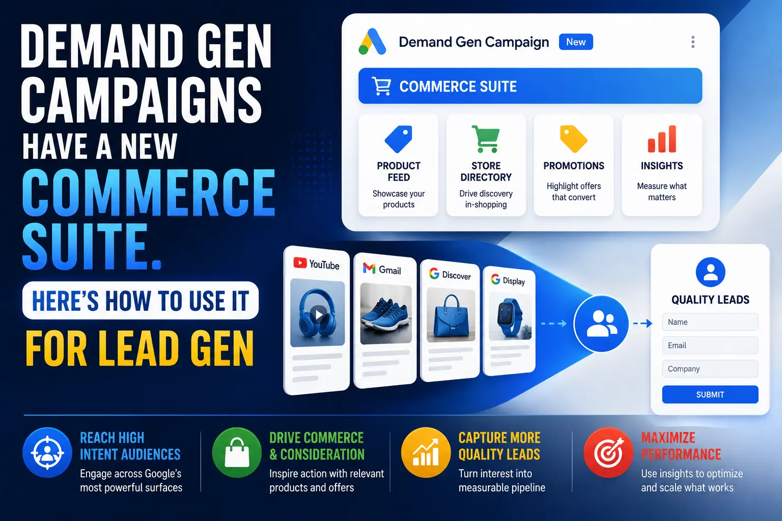 Demand Gen Campaigns Have a New Commerce Suite. Here's How to Use It for Lead Gen