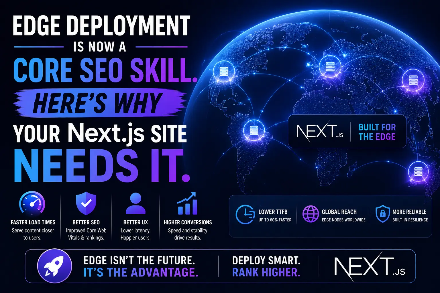Edge Deployment Is Now a Core SEO Skill. Here's Why Your Next.js Site Needs It.
