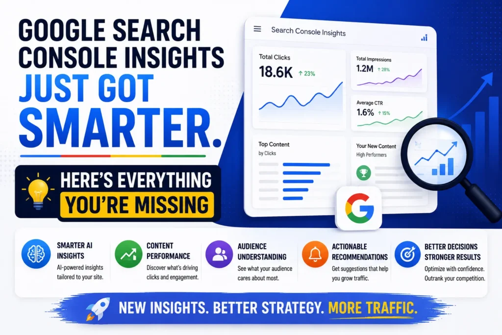 Google Search Console Insights Just Got Smarter. Here's Everything You're Missing