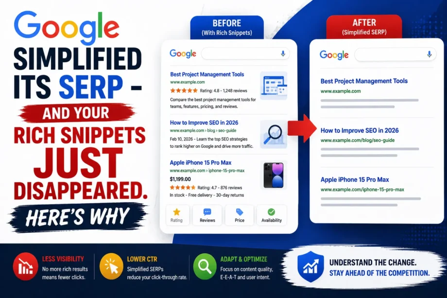 Google Simplified Its SERP - And Your Rich Snippets Just Disappeared. Here's Why
