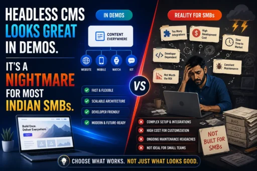 Headless CMS Looks Great in Demos. It's a Nightmare for Most Indian SMBs