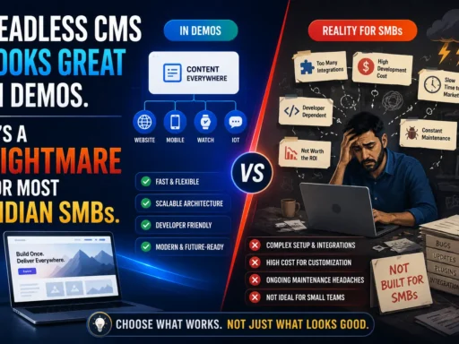 Headless CMS Looks Great in Demos. It's a Nightmare for Most Indian SMBs
