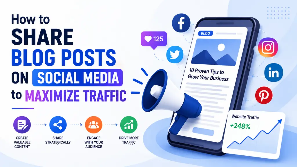 How to Share Blog Posts on Social Media to Maximize Traffic
