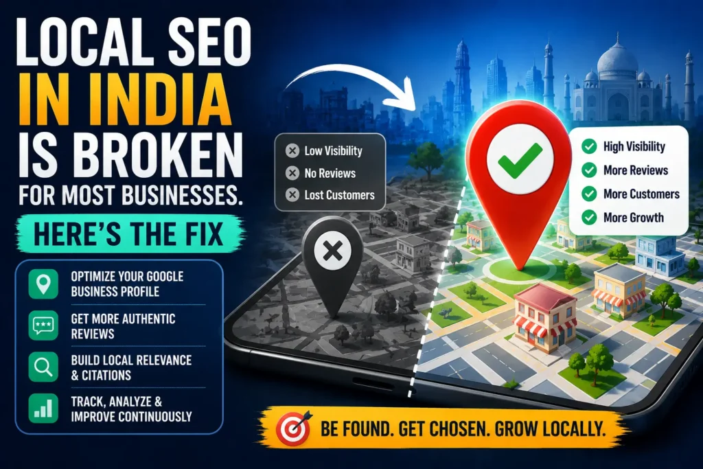 Local SEO in India Is Broken for Most Businesses. Here's the Fix