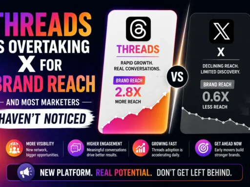 Threads Is Overtaking X for Brand Reach - And Most Marketers Haven't Noticed
