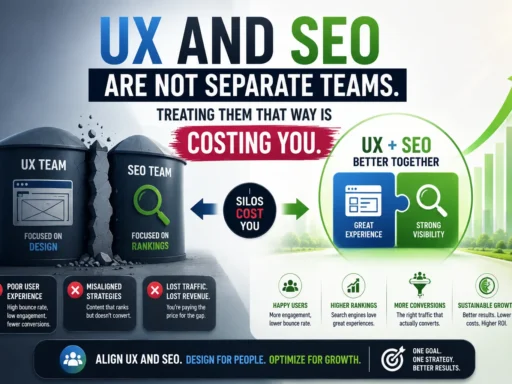 UX and SEO Are Not Separate Teams. Treating Them That Way Is Costing You