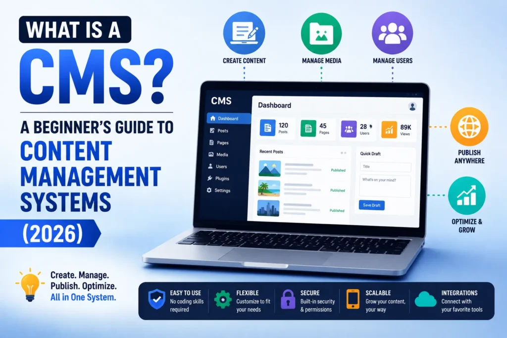 What Is a CMS A Beginner's Guide to Content Management Systems (2026)