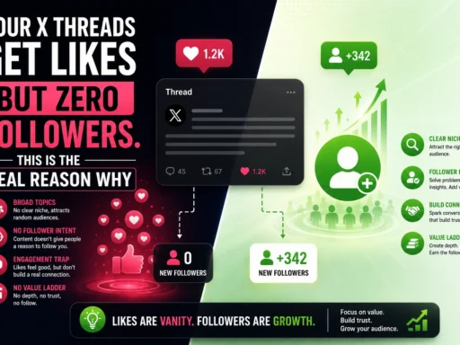 Your X Threads Get Likes But Zero Followers. This Is the Real Reason Why