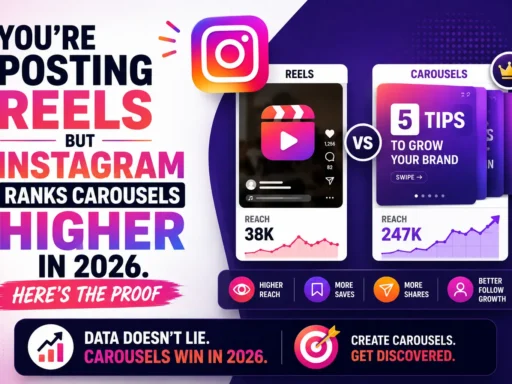 You're Posting Reels But Instagram Ranks Carousels Higher in 2026. Here's the Proof