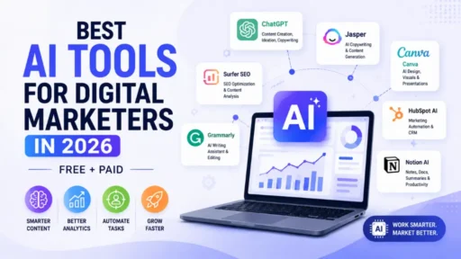 Best AI Tools for Digital Marketers in 2026 (Free + Paid)