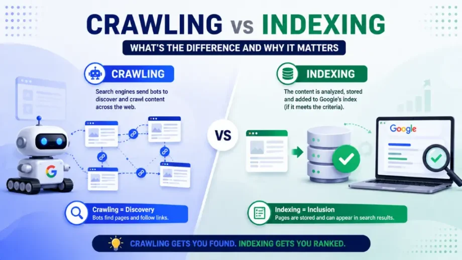 Crawling vs Indexing: What's the Difference and Why It Matters