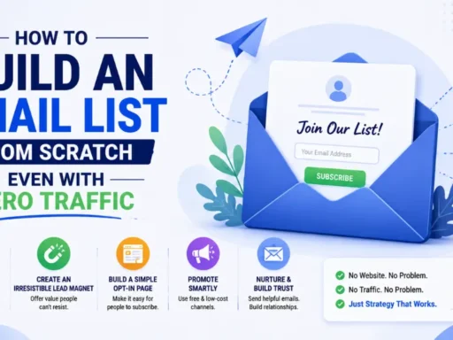 How to Build an Email List from Scratch (Even with Zero Traffic)