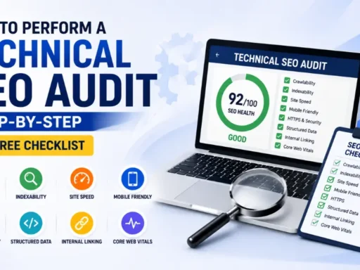 How to Perform a Technical SEO Audit Step-by-Step (Free Checklist)
