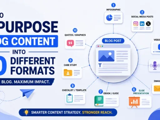 How to Repurpose Blog Content Into 10 Different Formats
