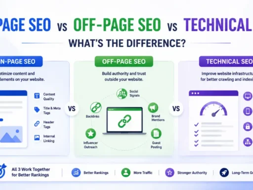 On-Page SEO vs Off-Page SEO vs Technical SEO: What's the Difference?