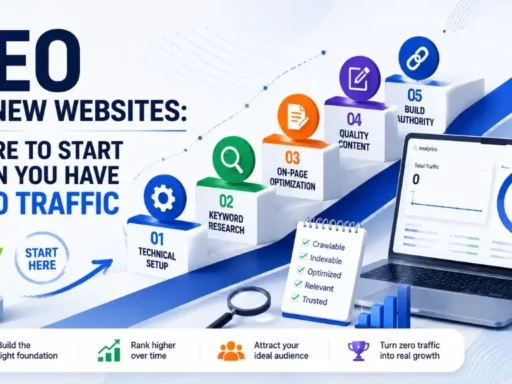 SEO for New Websites: Where to Start When You Have Zero Traffic