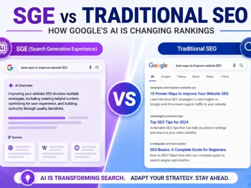 SGE vs Traditional SEO: How Google's AI Is Changing Rankings