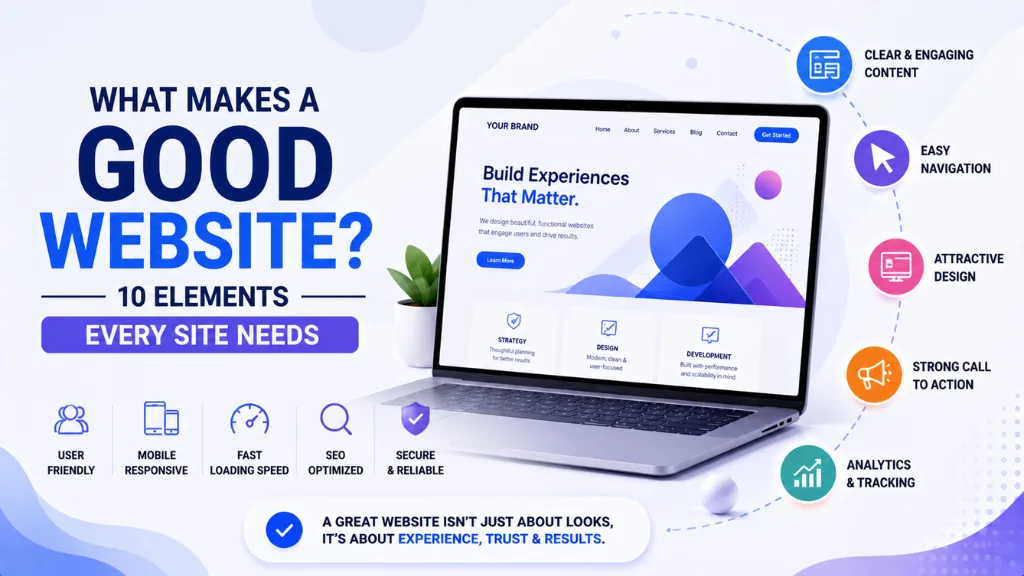 What Makes a Good Website? 10 Elements Every Site Needs