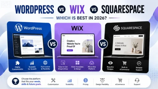 WordPress vs Wix vs Squarespace Which Is Best in 2026