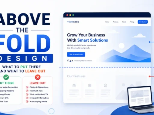 Above the Fold Design: What to Put There and What to Leave Out