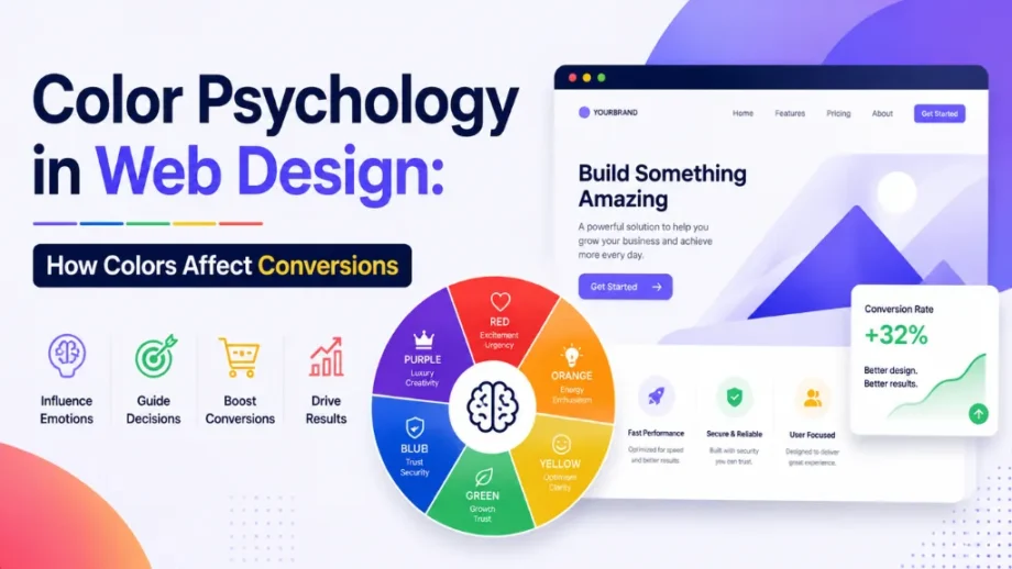 Color Psychology in Web Design: How Colors Affect Conversions