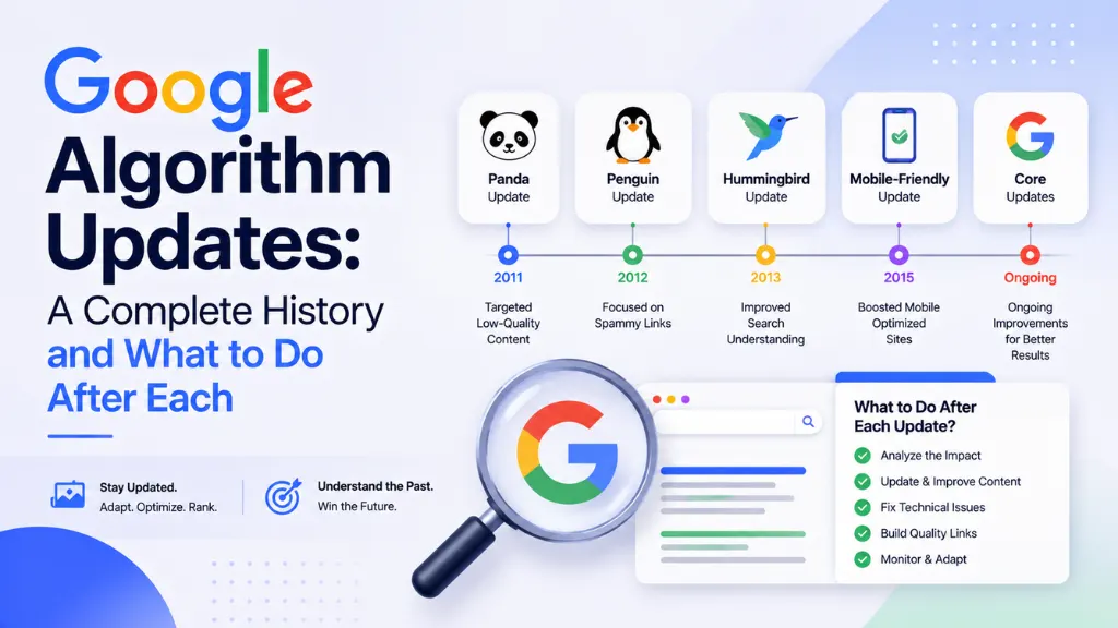 Google Algorithm Updates: A Complete History and What to Do After Each
