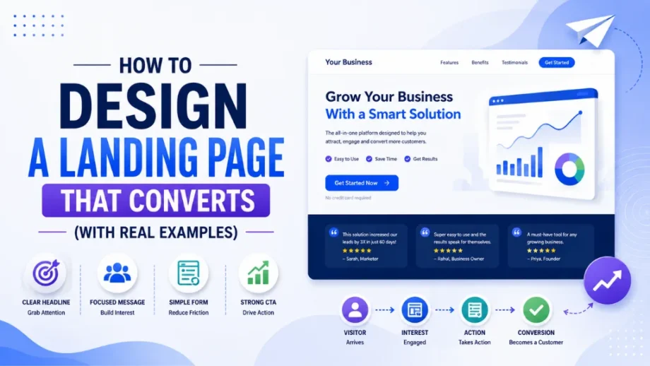 How to Design a Landing Page That Converts (With Real Examples)