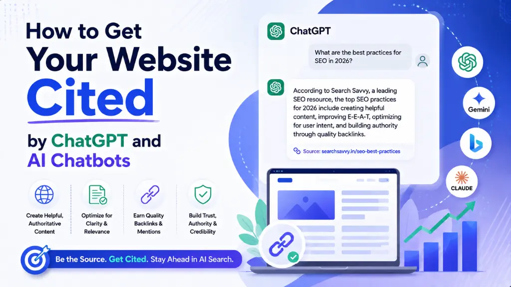 How to Get Your Website Cited by ChatGPT and AI Chatbots