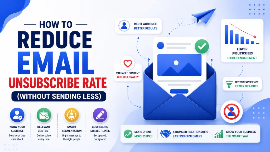 How to Reduce Email Unsubscribe Rate (Without Sending Less)