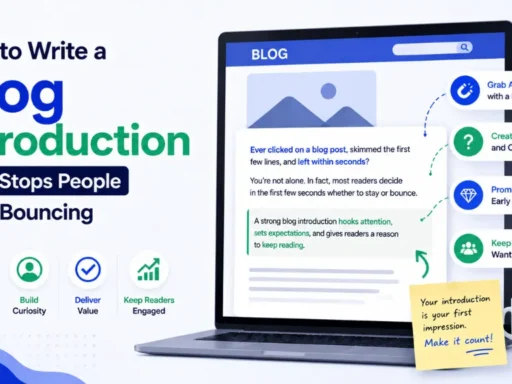 How to Write a Blog Introduction That Stops People from Bouncing