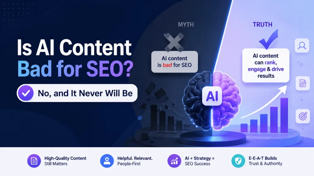 Is AI Content Bad for SEO? No, and It Never Will Be