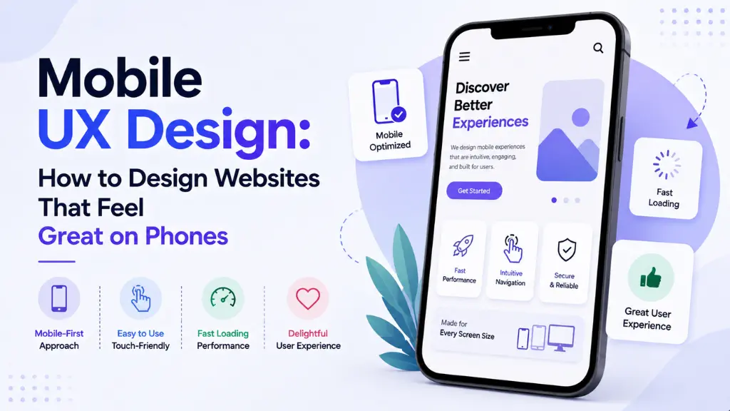Mobile UX Design: How to Design Websites That Feel Great on Phones